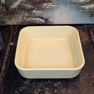 Vintage Yellow Square Baking Dish Made in France 20020 Ovenware Casserole